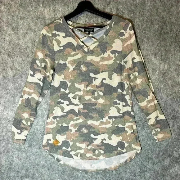 Simply Southern Tops - Simply Southern Camo Long Sleeve - Small